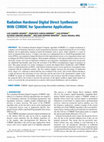 Research paper thumbnail of Radiation Hardened Digital Direct Synthesizer With CORDIC for Spaceborne Applications