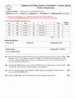 Microprocessor and Embedded Systems Course Sample Assignment 03 Cover Page