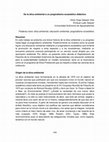 Research paper thumbnail of De la ética ambiental a un pragmatismo ecoestético didáctico