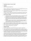 Research paper thumbnail of Answering Essay Questions in Literature in English