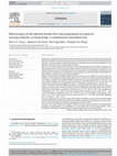 Research paper thumbnail of Effectiveness of the Mental Health First Aid programme for general nursing students in Hong Kong: A randomised controlled trial