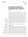 Love Island, Social Media, and Sousveillance: New Pathways of Challenging Realism in Reality TV Cover Page