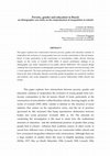 Research paper thumbnail of Poverty, gender and education in Brazil: an ethnographic case study on the (re)production of inequalities in schools