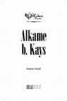 Alkame b. Kays Cover Page