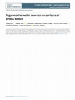 Research paper thumbnail of Regenerative water sources on surfaces of airless bodies