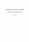 Die Medaillen der deutschen Städte, Band 1: Baden-Württemberg und Bayern Cover Page