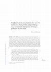 Research paper thumbnail of Production et circulation de savoirs dans une monarchie polycentrique: Goa, la chrétienté éthiopienne et l'empire portugais du XVIIe siècle