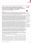 Research paper thumbnail of Elective surgery system strengthening: development, measurement, and validation of the surgical preparedness index across 1632 hospitals in 119 countries