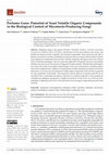 Perfume Guns: Potential of Yeast Volatile Organic Compounds in the Biological Control of Mycotoxin-Producing Fungi Cover Page