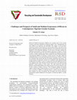 Research paper thumbnail of Challenges and prospects of Small and Medium Ecopreneurs (SMEcos) in contemporary Nigerian circular economy