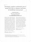 Research paper thumbnail of Estrategias cognitivo-conductuales para el manejo del estrés en alumnos mexicanos de bachillerato internacional