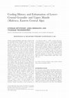 Research paper thumbnail of Cooling History and Exhumation of Lower-Crustal Granulite and Upper Mantle (Malenco, Eastern Central Alps)