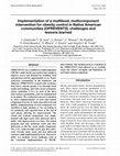 Research paper thumbnail of Implementation of a multilevel, multicomponent intervention for obesity control in Native American communities (OPREVENT2): challenges and lessons learned