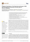 Research paper thumbnail of Computer Simulations of End-Tapering Anchorages of EBR FRP-Strengthened Prestressed Concrete Slabs at Service Conditions