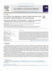 Research paper thumbnail of Use of burnt clay aggregate as phase change material carrier to improve thermal properties of concrete panel