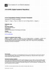 Research paper thumbnail of A K-6 Computational Thinking Curriculum Framework: Implications for Teacher Knowledge