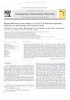 Research paper thumbnail of Regional differences in bone collagen δ13C and δ15N of Pleistocene mammoths: Implications for paleoecology of the mammoth steppe