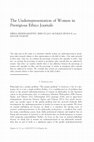 Research paper thumbnail of The Underrepresentation of Women in Prestigious Ethics Journals - Hypatia (Sept. 2017)