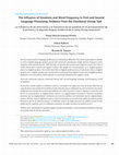 Research paper thumbnail of The Influence of Emotions and Word Frequency in First and Second Language Processing: Evidence From the Emotional Stroop Task