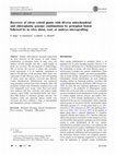 Recovery of citrus cybrid plants with diverse mitochondrial and chloroplastic genome combinations by protoplast fusion followed by in vitro shoot, root, or embryo micrografting Cover Page