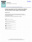 Research paper thumbnail of Vampire apocalypse and the evolutionary sublime: the 'End of Days' in John Logan's Penny Dreadful