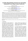 Research paper thumbnail of An OWL-Based Ontology Structure for representing Multimodel Process Improvement Framework