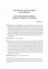 Research paper thumbnail of The Idea of “Law” in China: An Overview