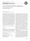 Research paper thumbnail of In vitro screening of potato lines for drought tolerance