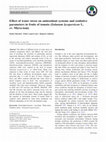 Research paper thumbnail of Effect of water stress on antioxidant systems and oxidative parameters in fruits of tomato (Solanum lycopersicon L, cv. Micro-tom)