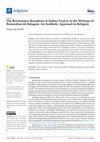 Research paper thumbnail of The Renaissance Reception of Nahua Paideia in the Writings of Bernardino de Sahagún: An Aesthetic Approach to Religion