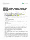 Research paper thumbnail of Computational Study of the Phytochemical Constituents from Uncaria tomentosa Stem Bark against SARS-CoV-2 Omicron Spike Protein