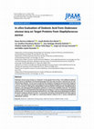 Research paper thumbnail of In silico Evaluation of Dodonic Acid from Dodonaea viscosa Jacq on Target Proteins from Staphylococcus aureus