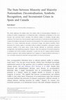 "The State between Minority and Majority Nationalism: Decentralization, Symbolic Recognition, and Secessionist Crises in Spain and Canada" Publius: The Journal of Federalism Vol. 48, No. 1 (2017): 51-75. Cover Page