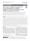 Research paper thumbnail of Best practice management guidelines for fibrous dysplasia/McCune-Albright syndrome: a consensus statement from the FD/MAS international consortium