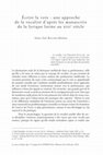 Research paper thumbnail of Écrire La Voix : Une Approche De La Vocalité D’Après Les Manuscrits De La Lyrique Latine Au Xiiie siècle