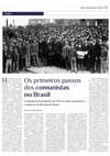 Research paper thumbnail of Os primeiros passos dos comunistas no Brasil (março 2022)