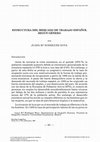 Research paper thumbnail of Estructura del mercado de trabajo español según género