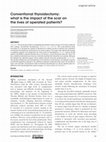 Research paper thumbnail of Conventional thyroidectomy: what is the impact of the scar on the lives of operated patients?