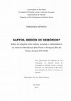 Santos, heróis ou demônios? Sobre as relações entre índios, jesuítas e colonizadores na América Meridional (São Paulo e Paraguai/ Rio da Prata, séculos XVI-XVII) Cover Page