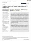 Research paper thumbnail of What is the nocebo effect and does it apply to dentistry?—A narrative review