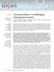 Research paper thumbnail of Counting whales in a challenging, changing environment