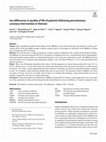 Research paper thumbnail of Sex differences in quality of life of patients following percutaneous coronary intervention in Vietnam