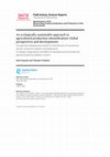 An ecologically sustainable approach to agricultural production intensification: Global perspectives and developments Une approche écologiquement durable de l’intensification de la production agricole : perspectives globales et développements Un enfoque ecológicamente sostenible de la intensifica... Cover Page