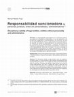 Research paper thumbnail of Responsabilidad sancionadora de personas jurídicas, entes sin personalidad y administradores