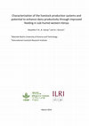 Research paper thumbnail of Characterization of the livestock production system and potential to enhance productivity through improved feeding in Kisumu west, Kisumu, Kenya