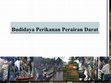 Research paper thumbnail of PPT Budidaya Perikanan Perairan Darat