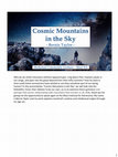 Research paper thumbnail of Cosmic Mountains in the Sky - Institute for Astronomy Maui Lecture Series 2022