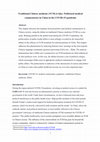 Research paper thumbnail of Traditional Chinese medicine is fake: Politicised medical commentaries in China in the COVID-19 pandemic