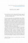 Research paper thumbnail of CRÍTICA DE LIBRO