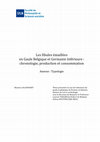 Les fibules émaillées en Gaule Belgique et Germanie Inférieure : chronologie, production et consommation Vol 2. Typologie - texte partiel / Roman Enamelled Brooches in Gallia Belgica and Germania Inferior : chronology, production and consumption, Vol 1. Typology Partial Cover Page